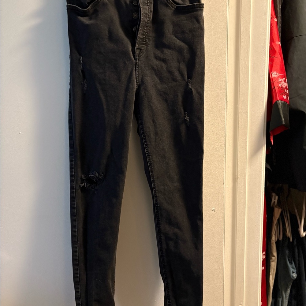 Forever 21 Black High Rise Women Jeans